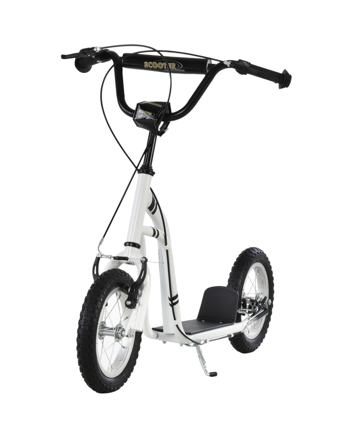 Sevorley Kids Adjustable-Height Ride-On Vehicle with Inflatable Rubber Wheels, Ages 5+