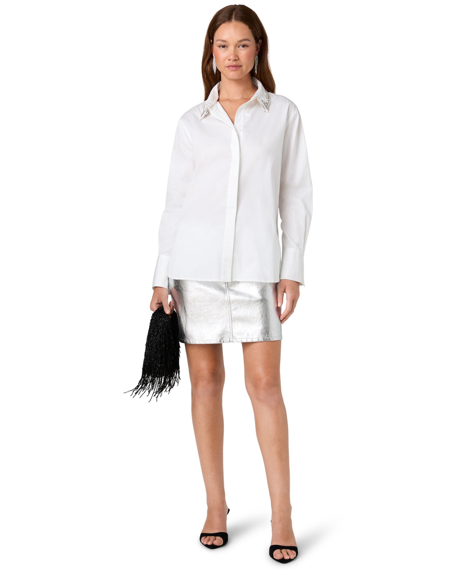 Women's Alexis Long-Sleeve Embellished Blouse