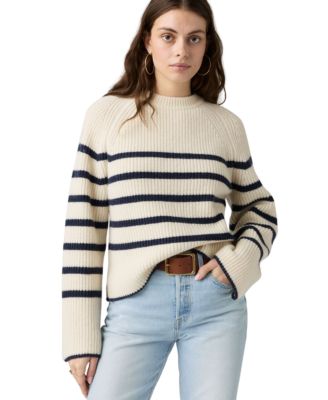 Women's Frida Long-Sleeve Crewneck Stripe Sweater
