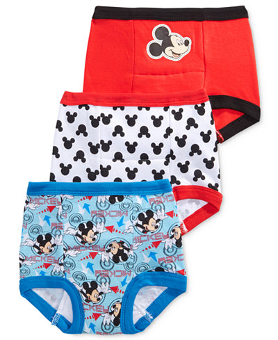 Handcraft 3-Pk. Mickey Mouse Training Briefs, Toddler Boys (2T-4T)