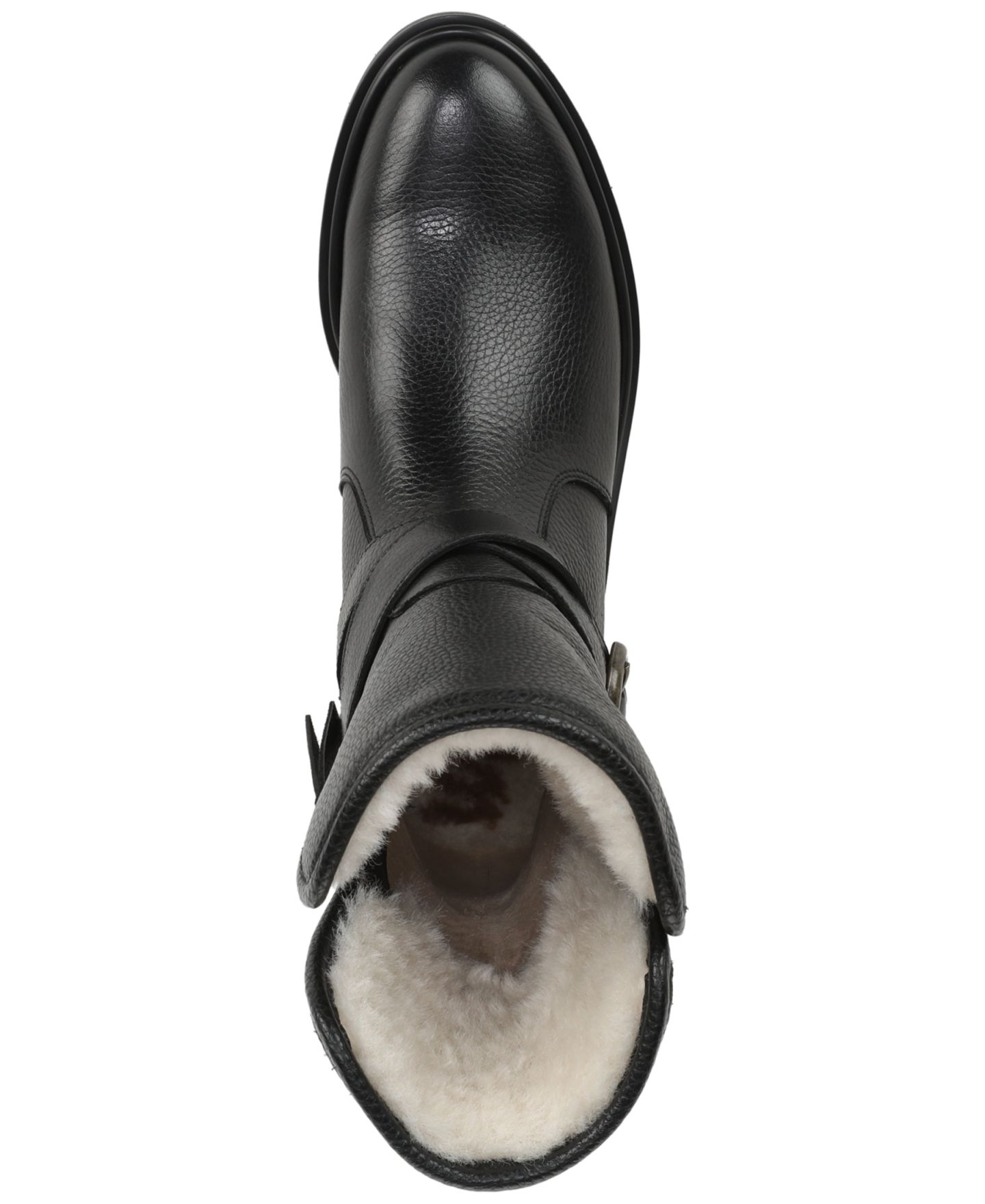 Женские ботильоны Sam Edelman Sophi на молнии, цвет: Чёрный кожаный — фото 4