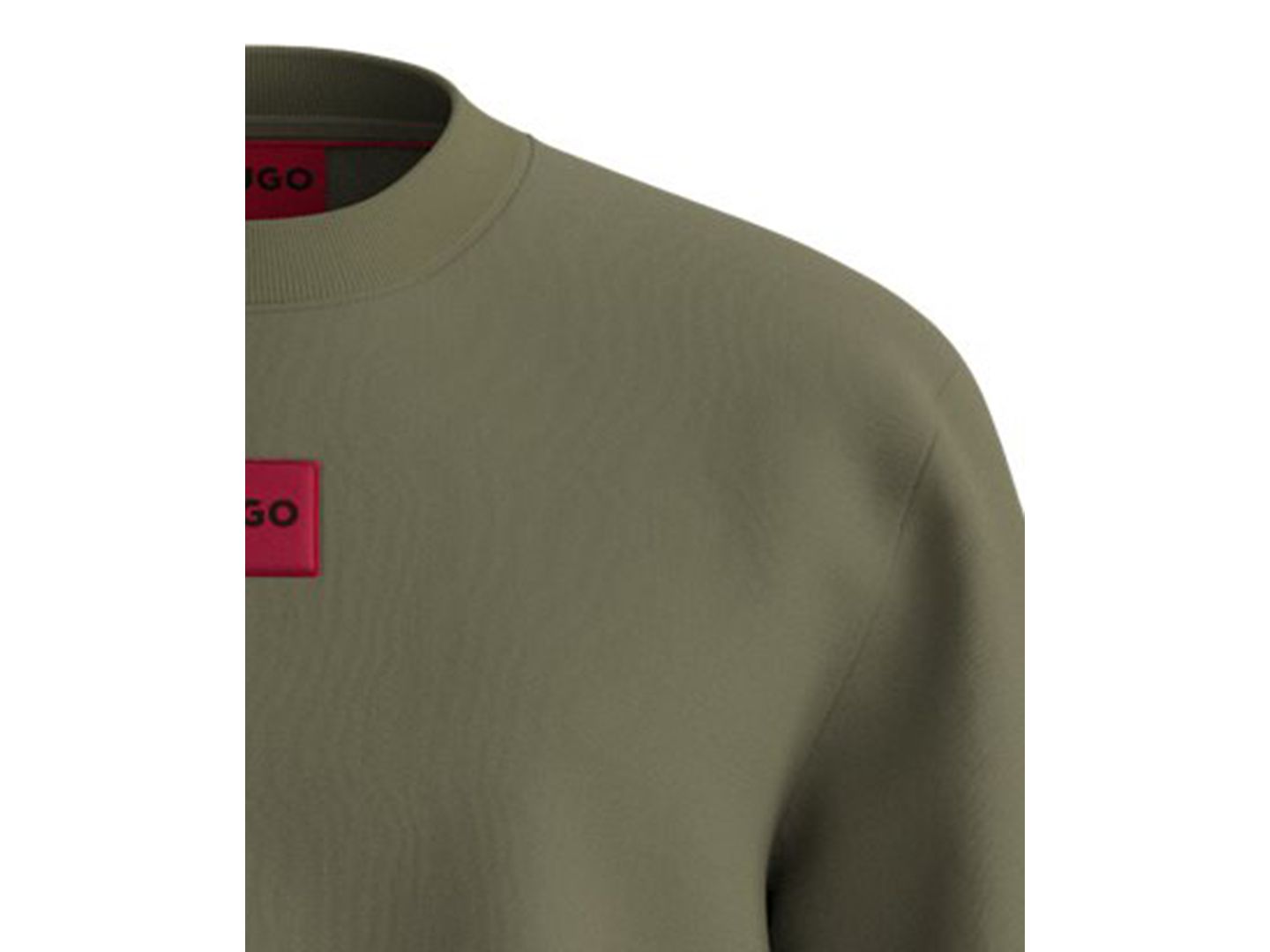 Мужская толстовка Hugo Boss Diragol Crewneck, цвет: Зелёный — фото 2