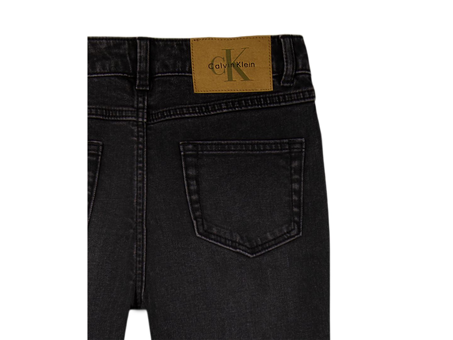 Брюки Calvin Klein Cotton Sateen Flare для девочек, цвет: Чёрный — фото 5