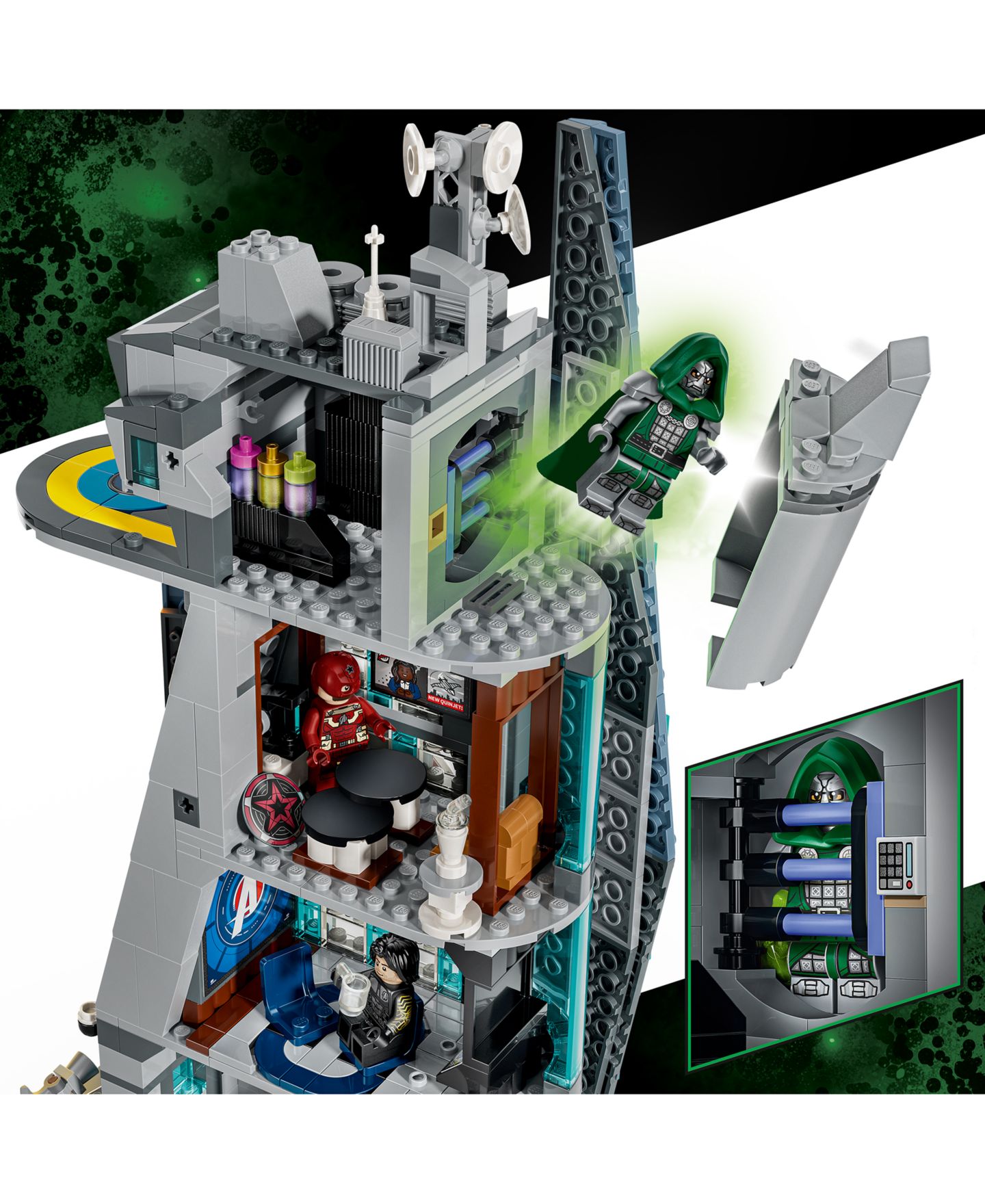 LEGO® Конструктор LEGO Marvel Avengers: Doomsday New Avengers Tower 76352, 954 детали — фото 2