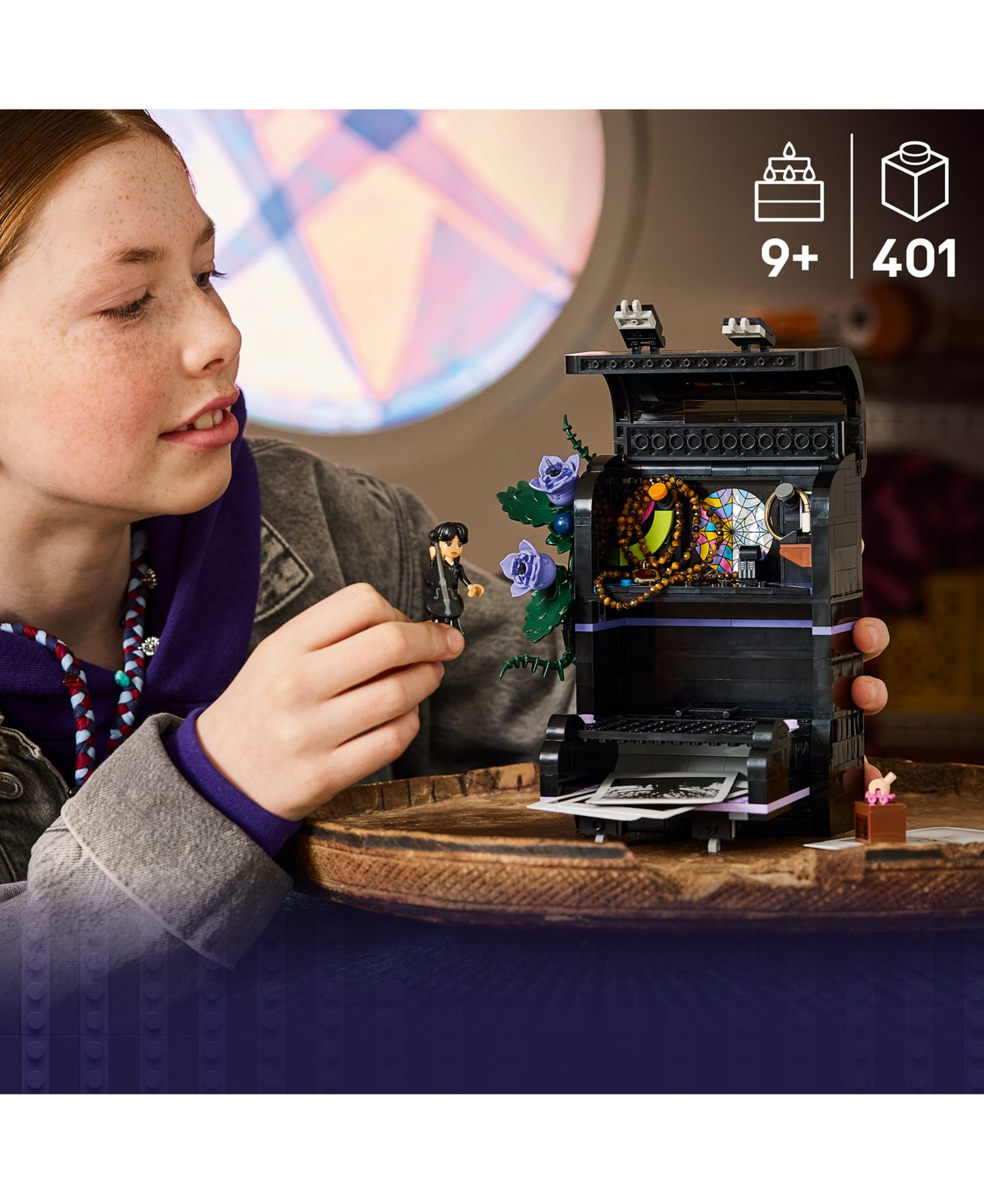 LEGO® Конструктор LEGO Wednesday Addams Backpack 76787, 401 деталь, от 9 лет — фото 6