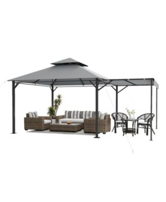 16 x 10/17 x 11 feet Soft Top Gazebo with Shade