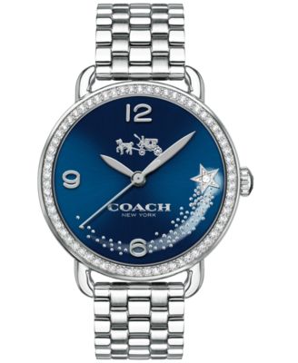 coach women's delancey stainless steel bracelet watch 36mm