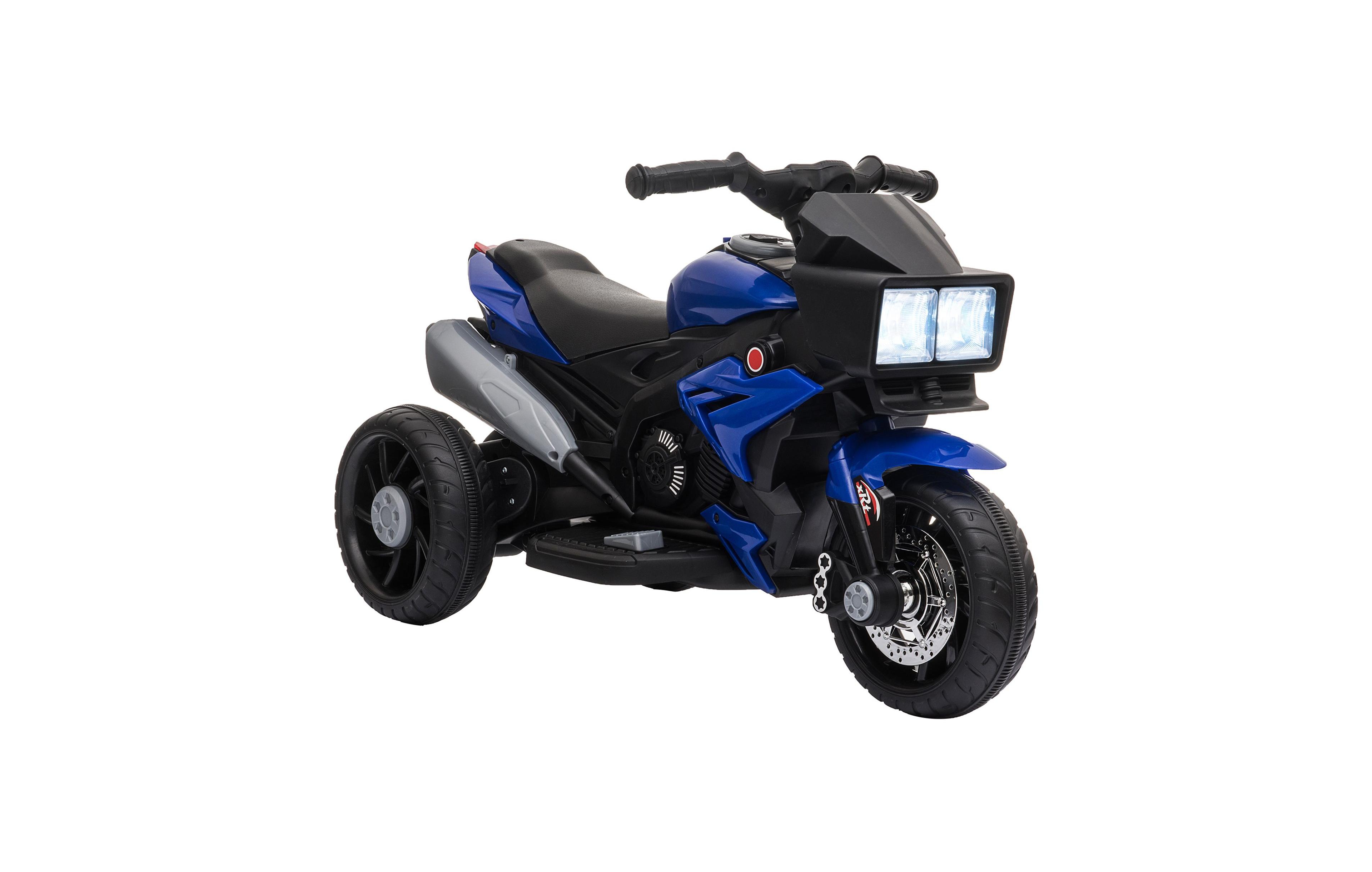 Sevorley Kids Ride-On Motorcycle with 6V Headlights and Music, Ages 3-7