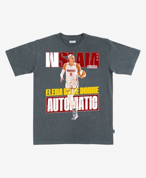 Футболка Slam WElena Delle Donne Charcoal Washington Mystics Cover - Court Origins