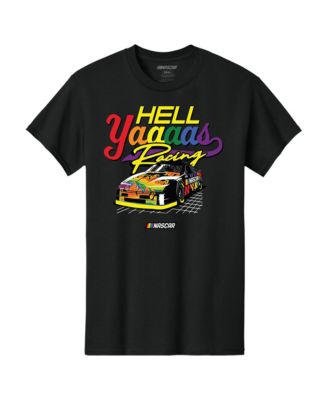 Men's Black NASCAR Hell Yaaaas Racing Pride T-Shirt