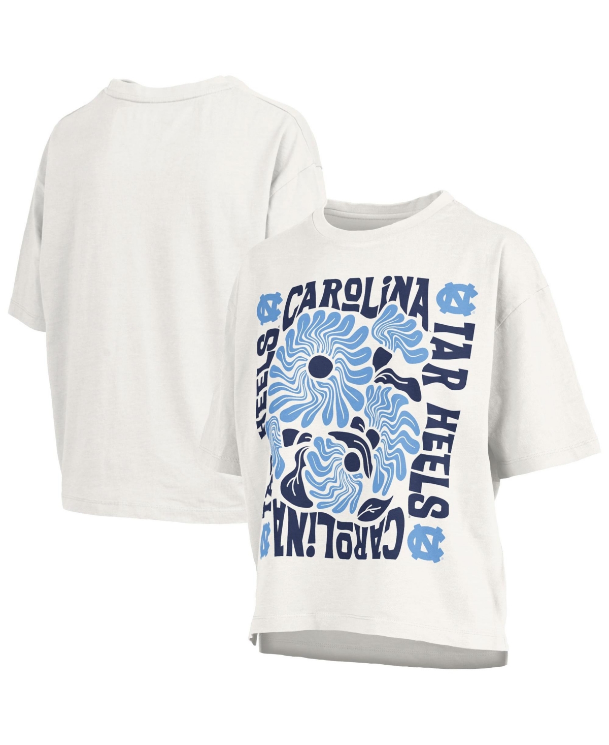 Pressbox Women's Elena Oversized Graphic Floral-Print T-Shirt - White