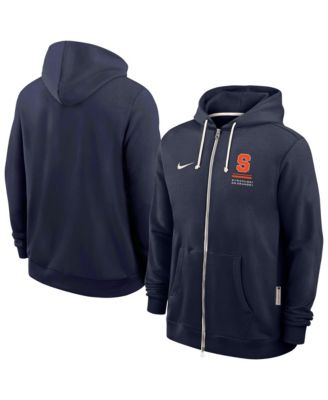 Nike - Men's Navy Syracuse Orange 2026 Sideline Dri-FIT Full-Zip Hoodie Navy