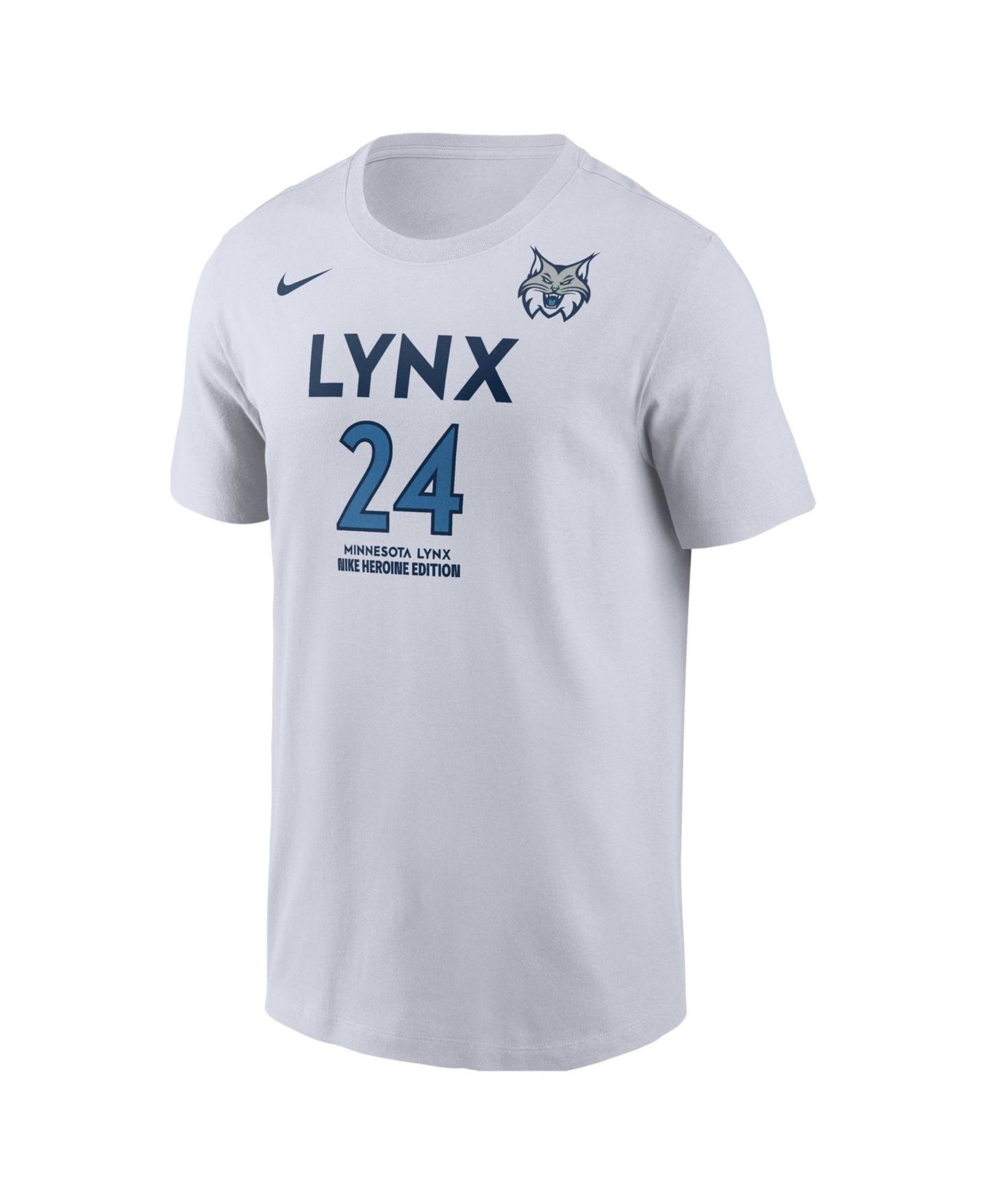 Мужская футболка Nike Napheesa Collier White Minnesota Lynx Name & Number Heroine Edition — фото 2
