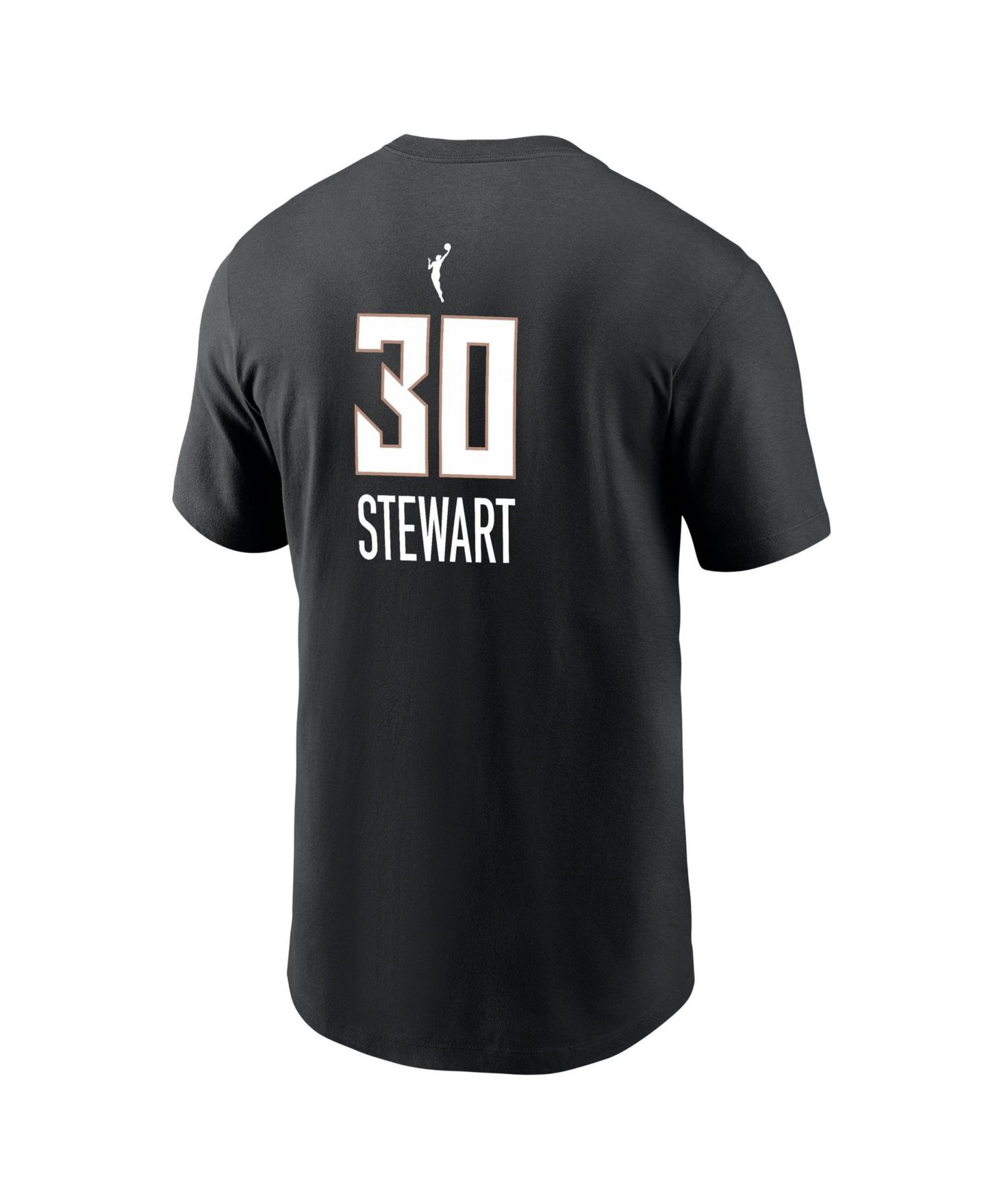 Мужская футболка Nike Breanna Stewart Black New York Liberty Name & Number — фото 3