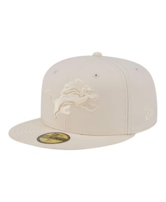 Men's  Cream Detroit Lions Color Pack 59FIFTY Fitted Hat