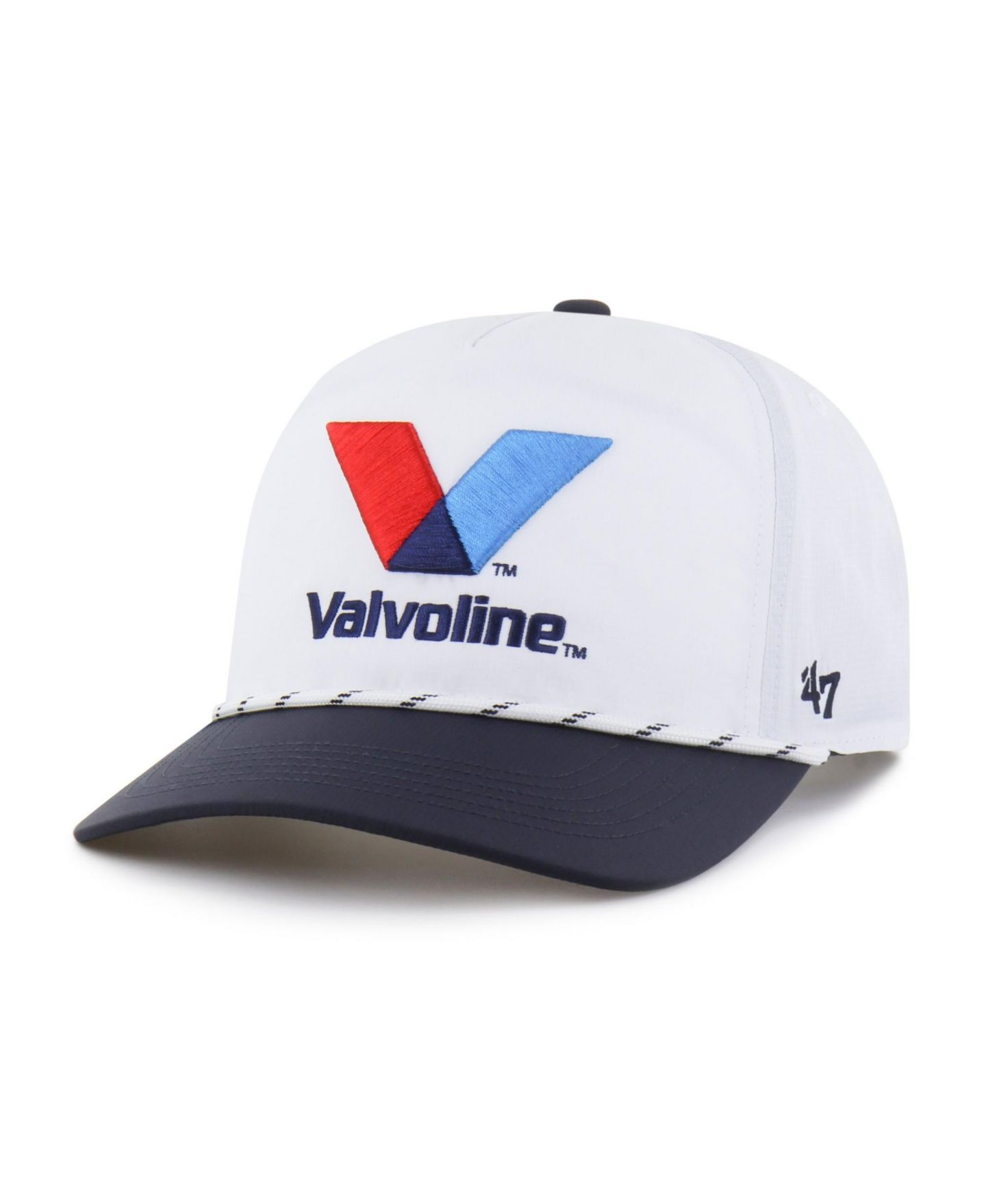 Мужская кепка '47 Brand White William Byron Driver Hitch Rope brrr° Adjustable Hat — фото 3