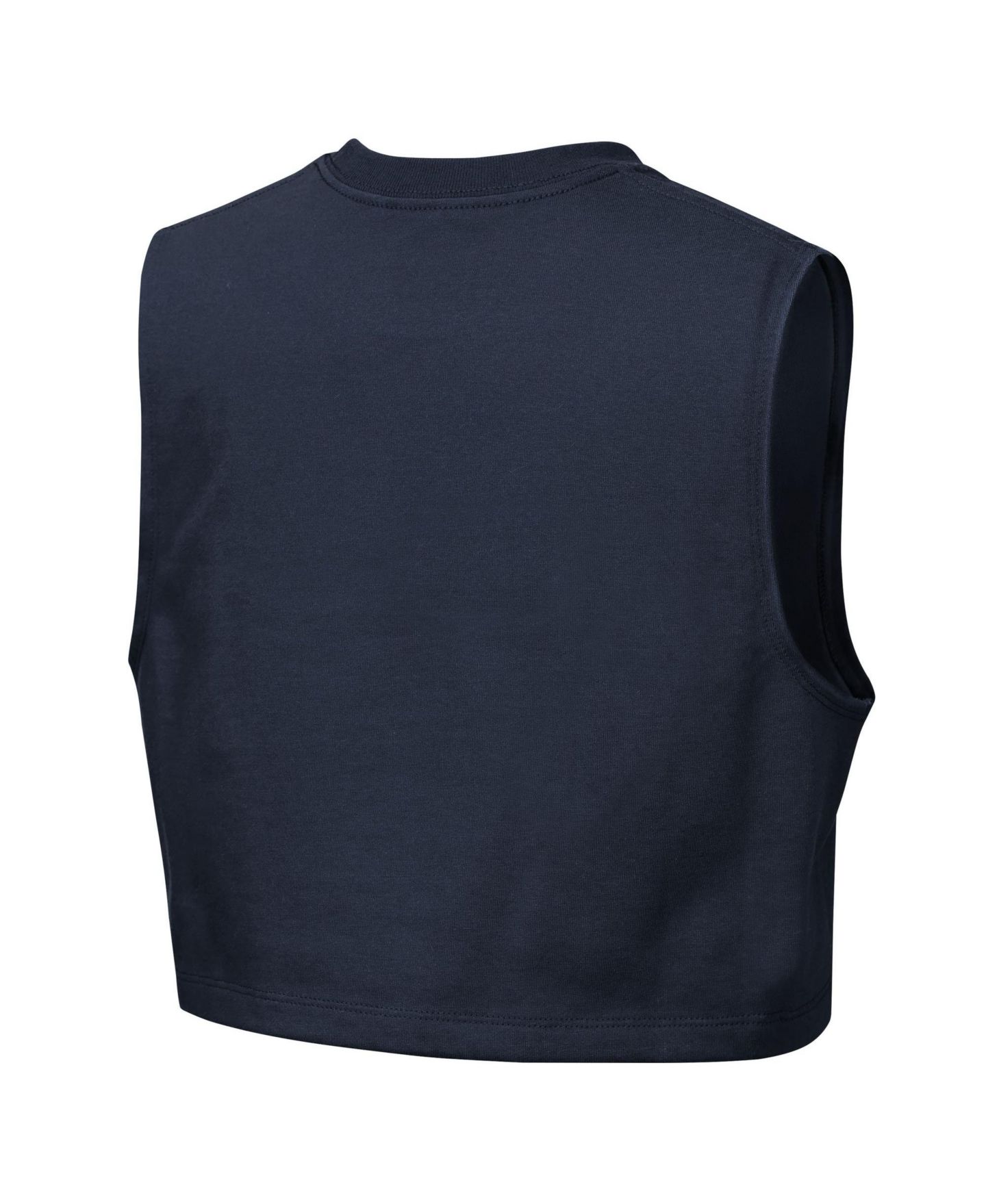 Футболка Nike Navy Indiana Fever 2026 Authentic Practice Sleeveless Cropped для девочек — фото 3