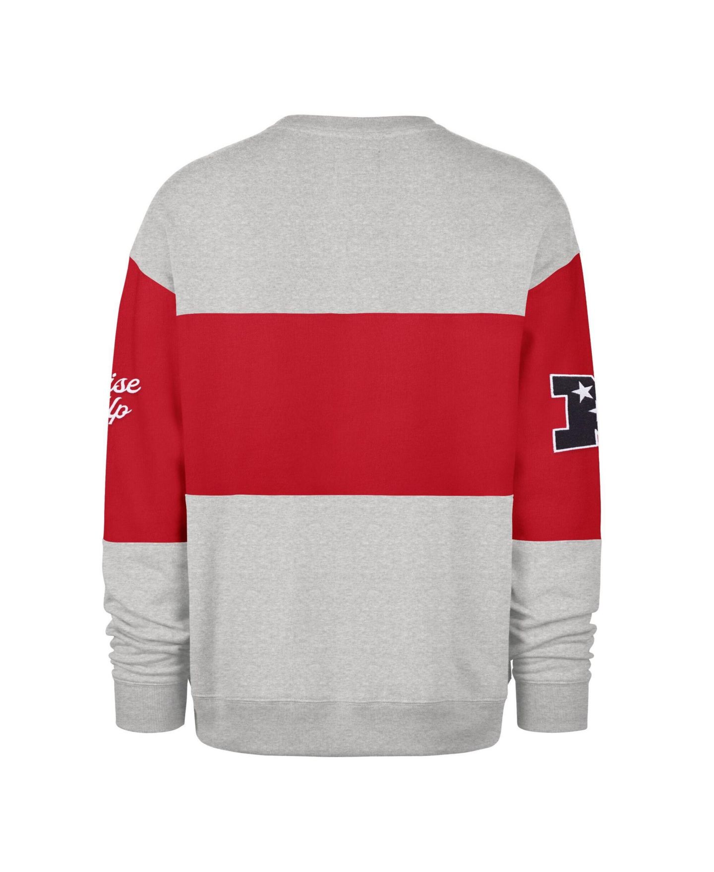 Мужская толстовка '47 Brand Red/Heather Gray Atlanta Falcons Blockfield Maximalist — фото 2