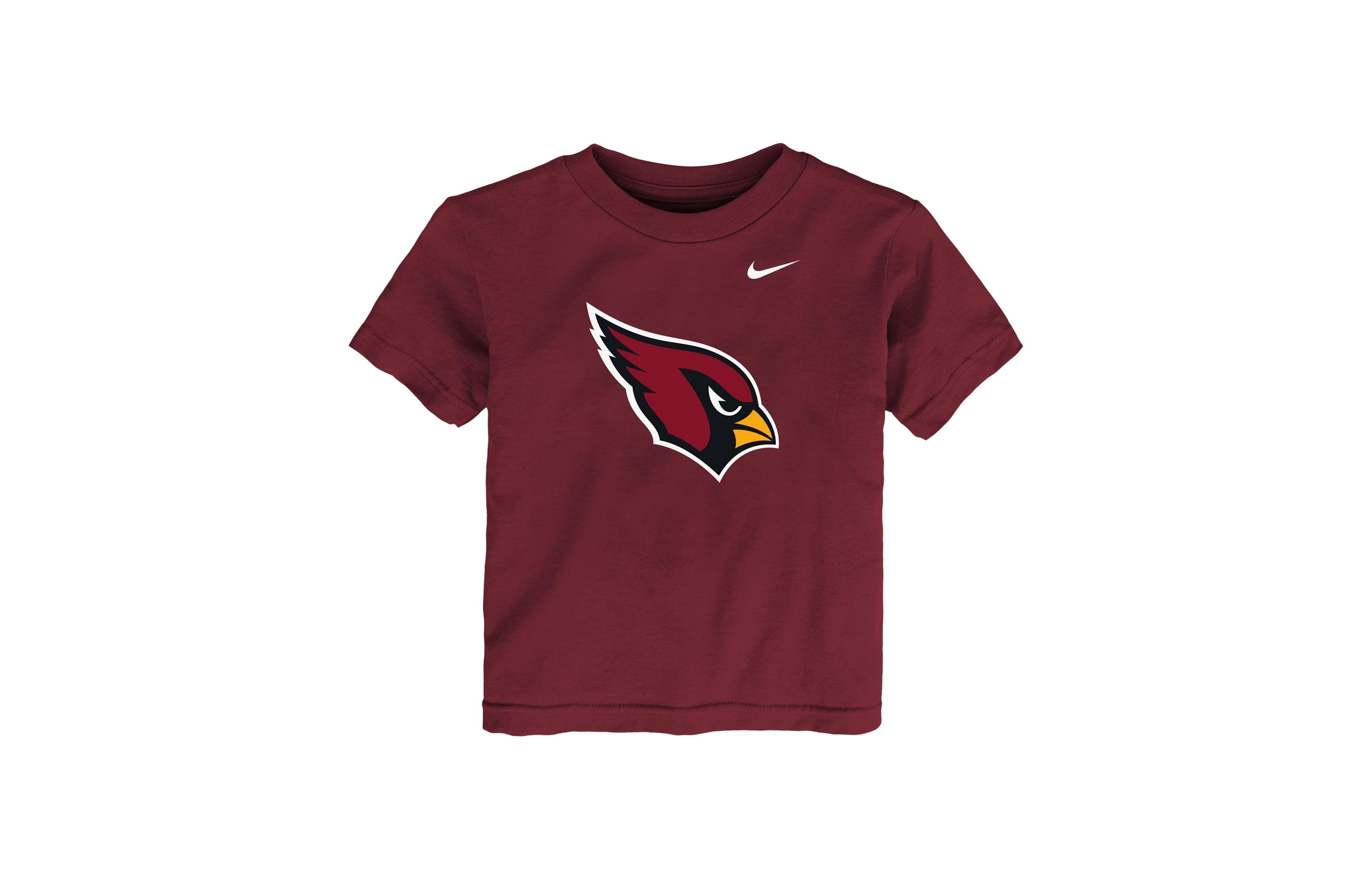 Nike Toddler Boys' and Girls' 2T-5T Cardina Arizona Cardinals Crewneck Short-Sleeve Cotton T-Shirt