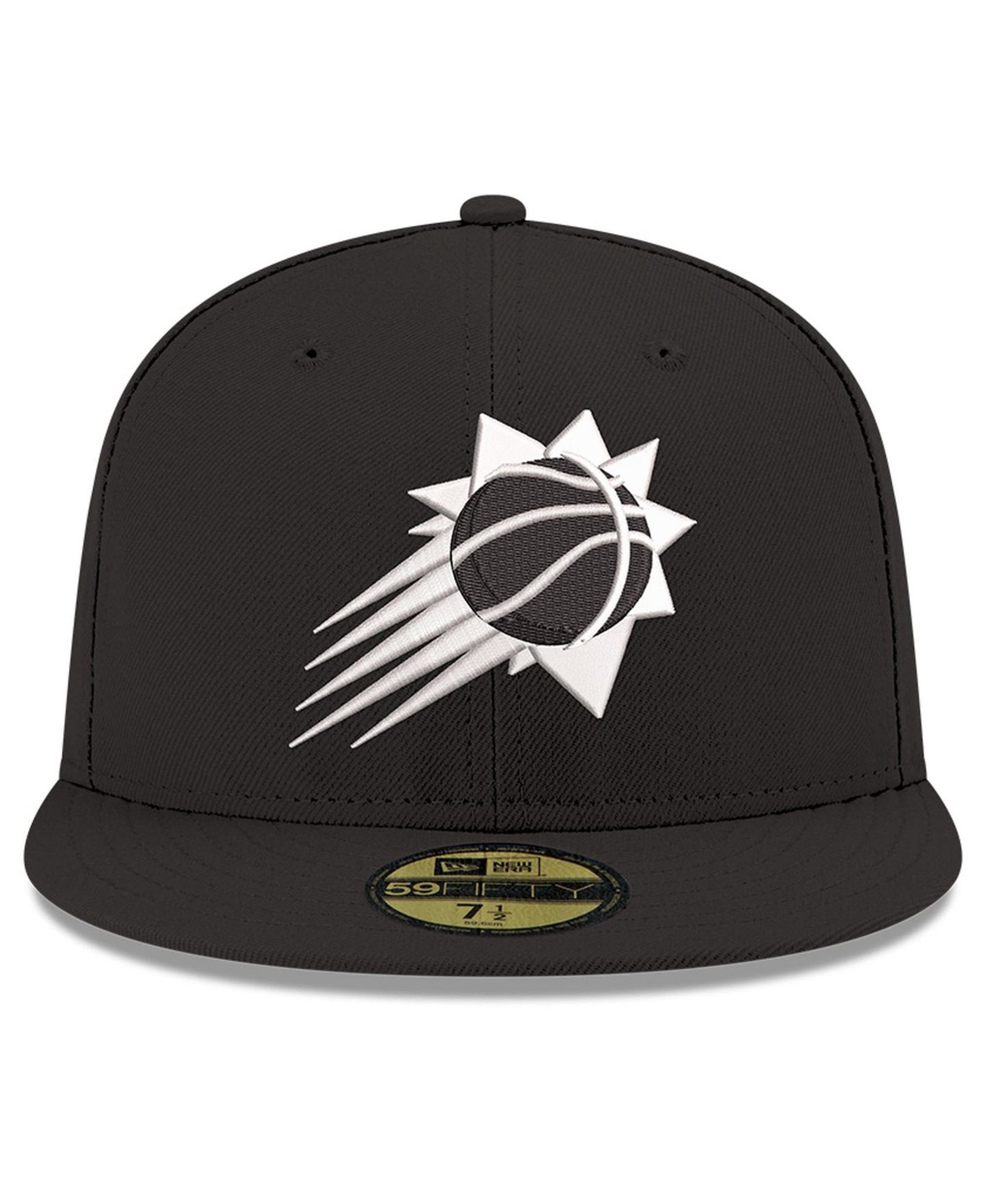 Мужская кепка New Era Black Phoenix Suns 59FIFTY Fitted Hat — фото 2