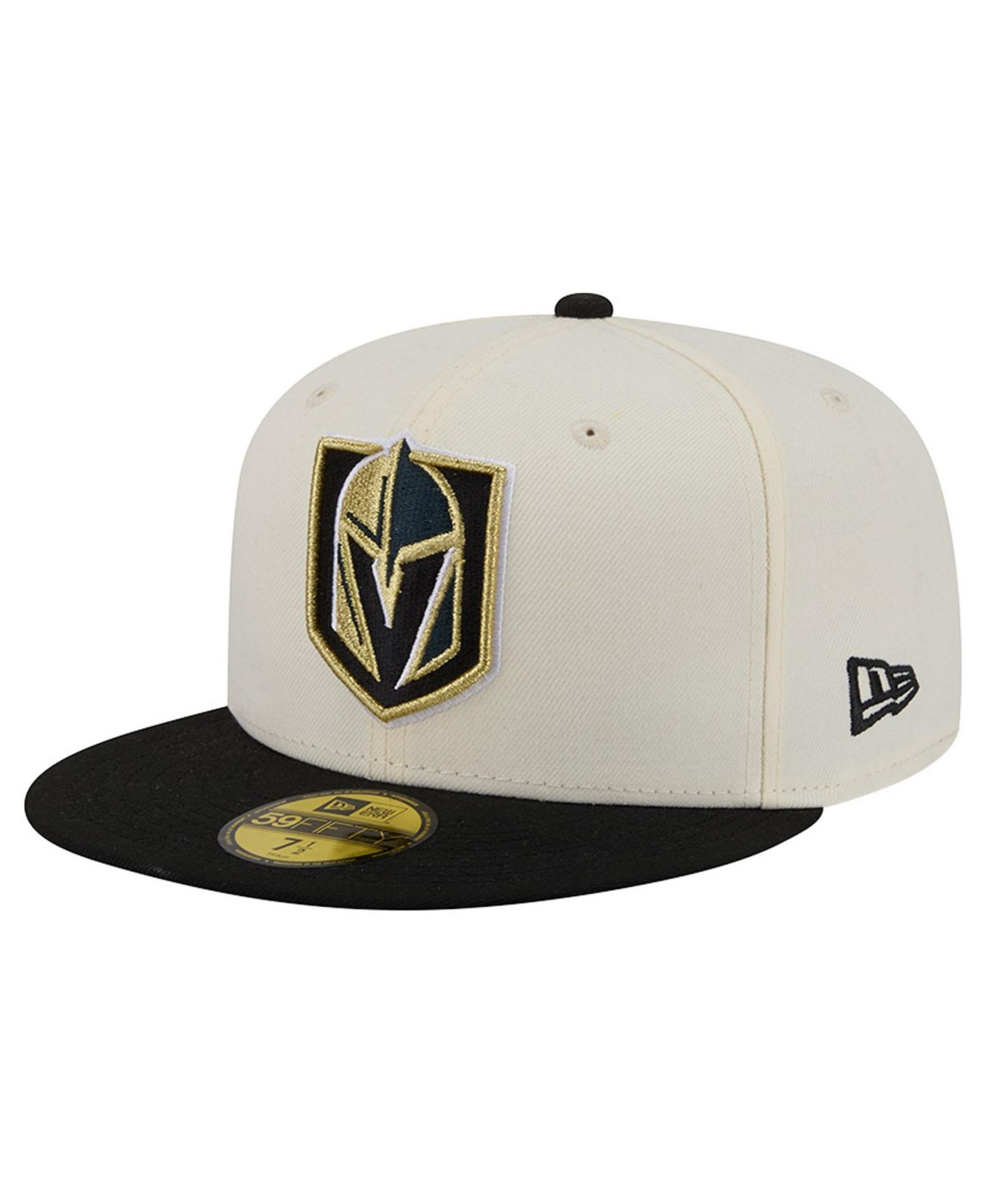 Мужская кепка New Era Cream Vegas Golden Knights 250th Anniversary of the United States Two-Tone 59FIFTY Fitted Hat — фото 4