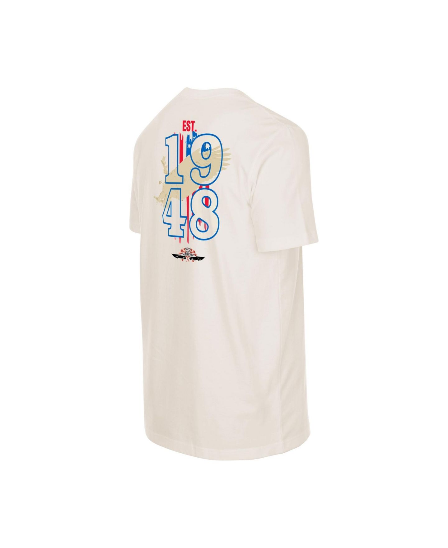 Мужская футболка New Era Cream NASCAR Est. 1948 — фото 3