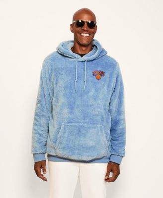 Men's and Women's Blue New York Knicks Blanket Hoodie