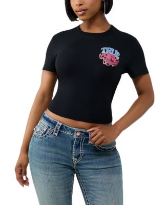 Women's Baby Graphic Crewneck Crop Top