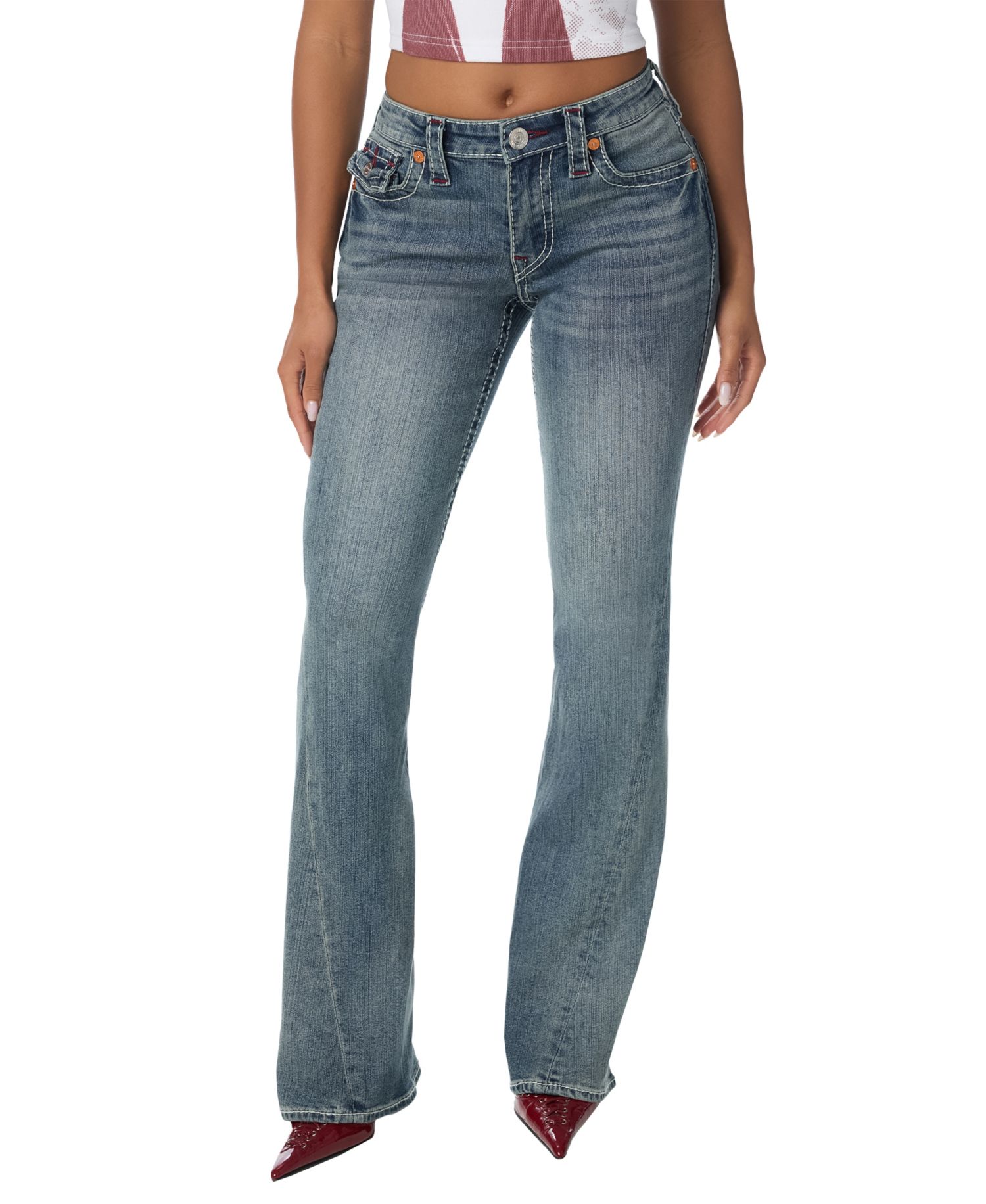 Women's Joey Mid-Rise Flare Jeans