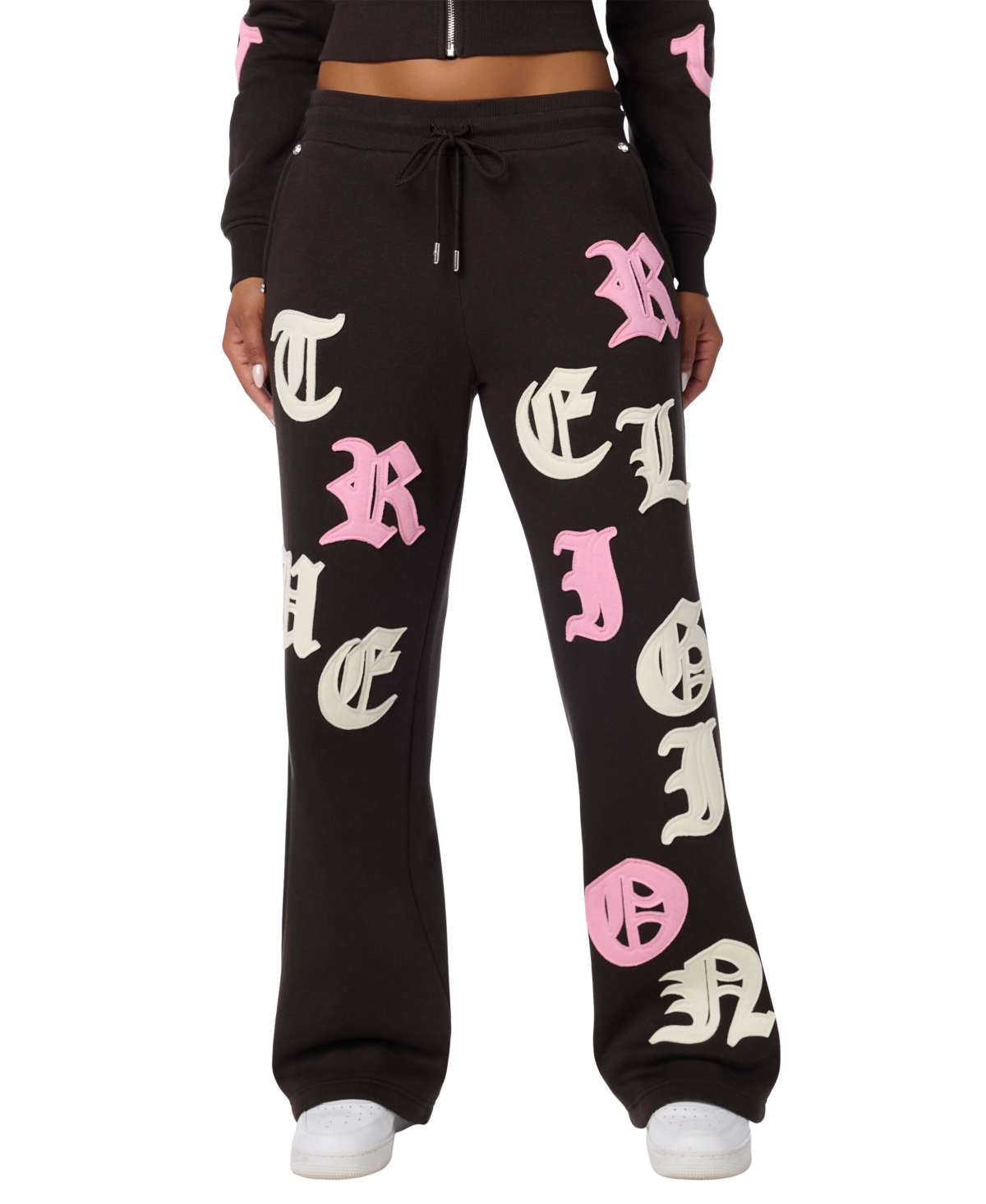 True Religion Women's Mid-Rise Straight-Leg Pull-On Pants