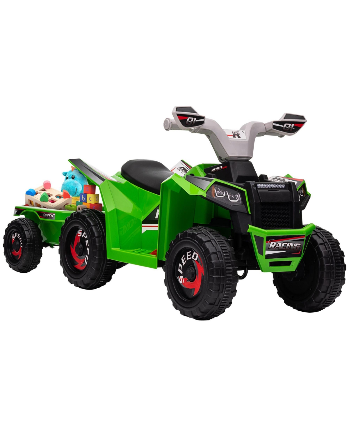 Sevorley Kids Ride-On Vehicle, Battery-Powered, 6V, Ages 18-36 Months