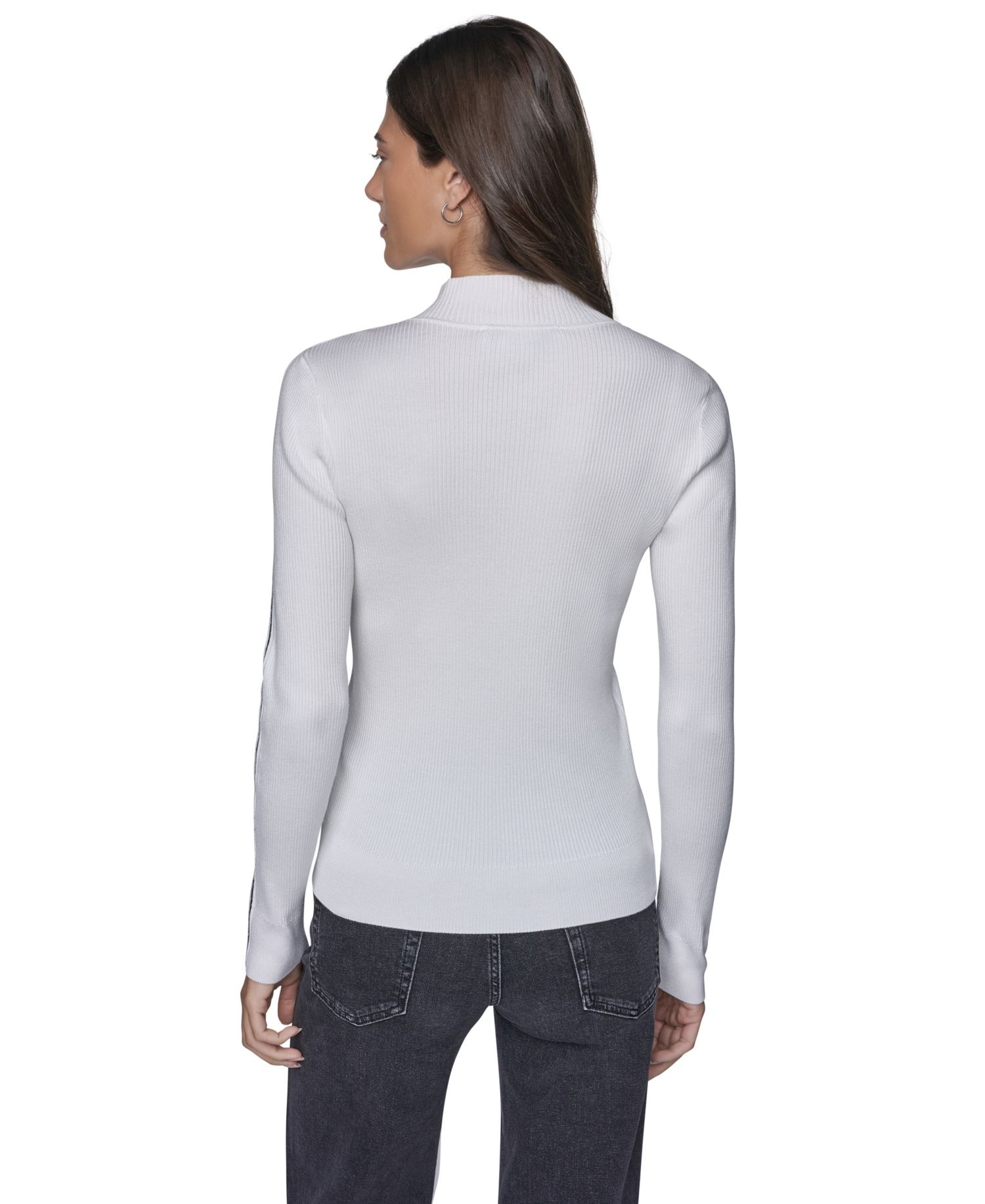 Women's Quarter-Zip Mock Neck Sweater