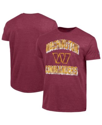 Men's  Burgundy Washington Commanders Ultimate Tri-Blend T-Shirt