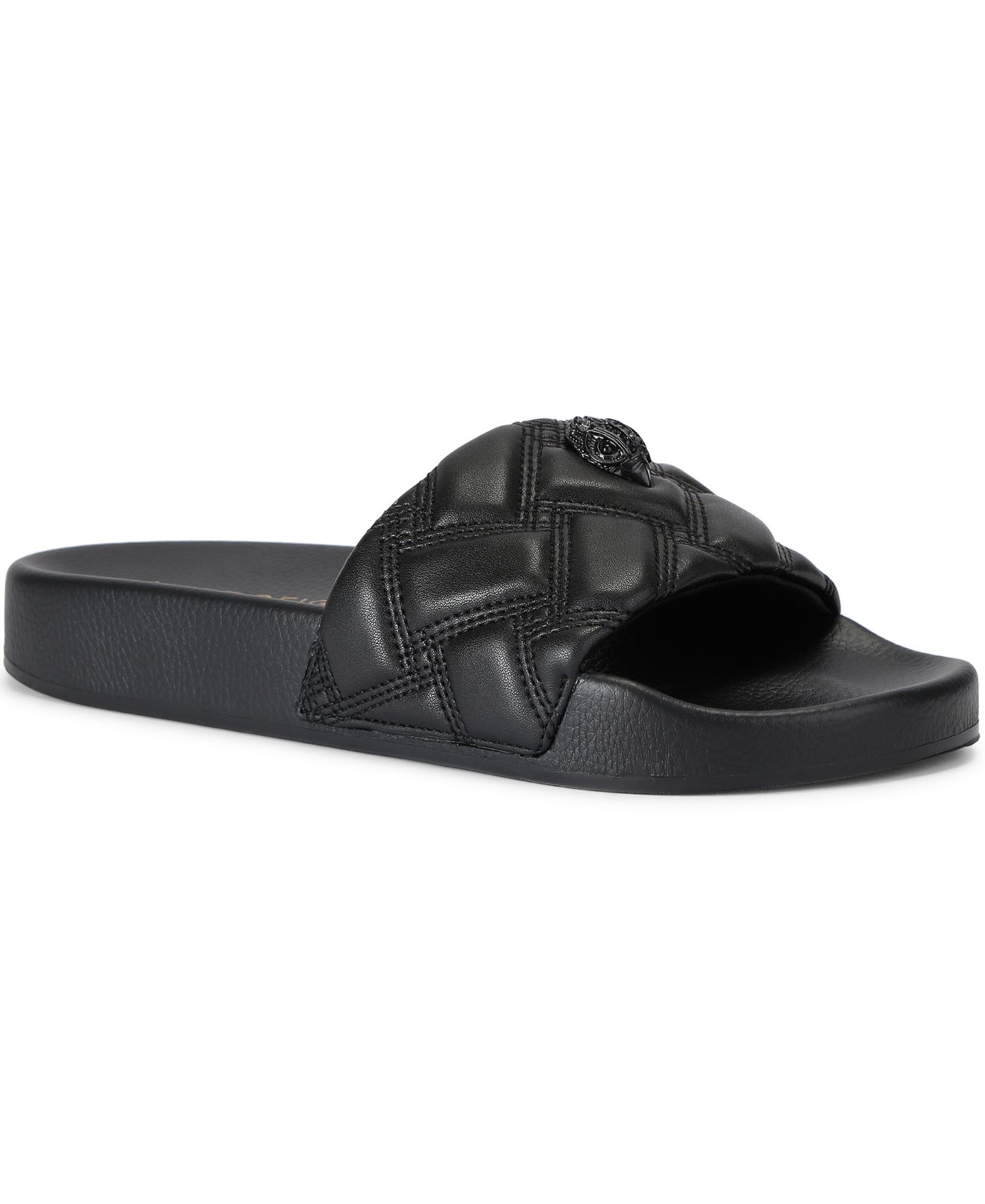 Женские сандалии Kurt Geiger London Meena Eagle Slip-On, цвет: Чёрный — фото 1