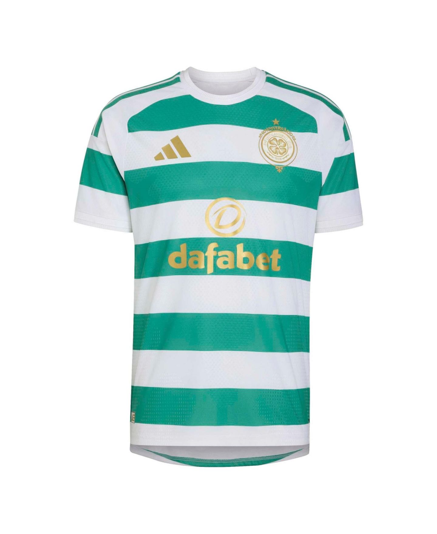 Мужской топ adidas White Celtic Home 2026/27 Authentic Jersey — фото 5