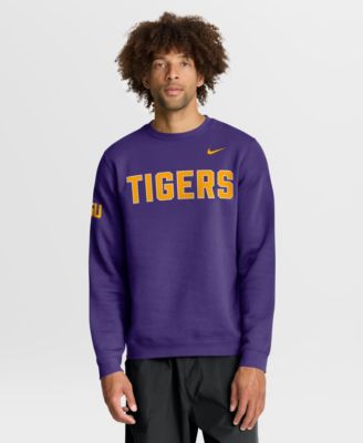 Nike - Men's Purple LSU Tigers 2026 Sideline Club Sweatshirt Purple