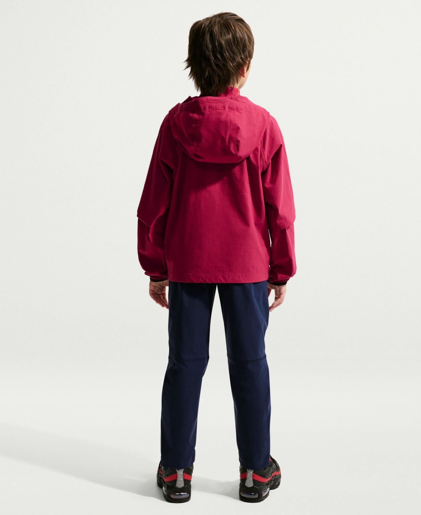 Детская куртка Nike Red Barcelona Tech Woven Raglan Dri-FIT Full-Zip Hooded — фото 2