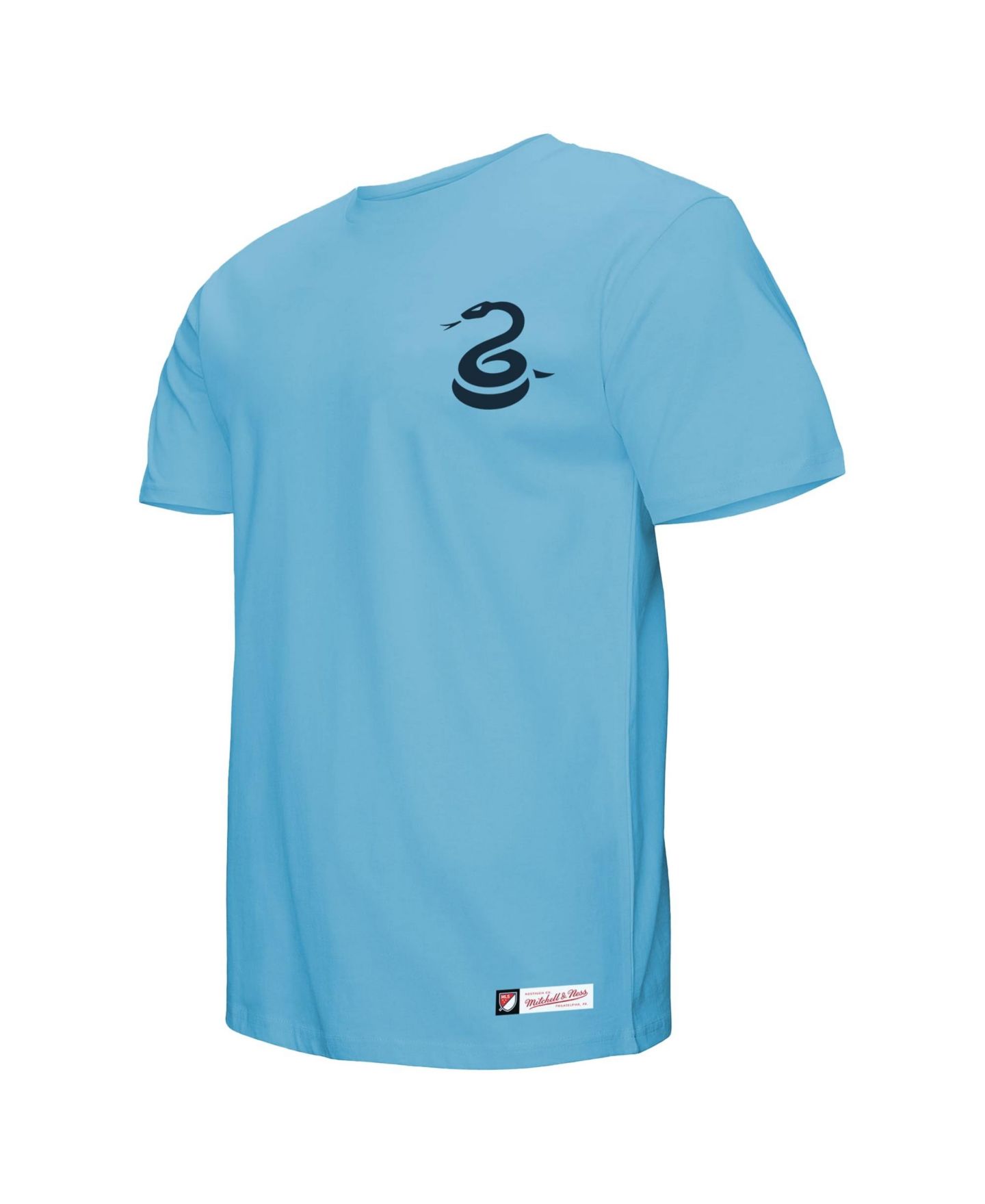 Мужская футболка Mitchell & Ness Light Blue Philadelphia Union 2-Hit — фото 2