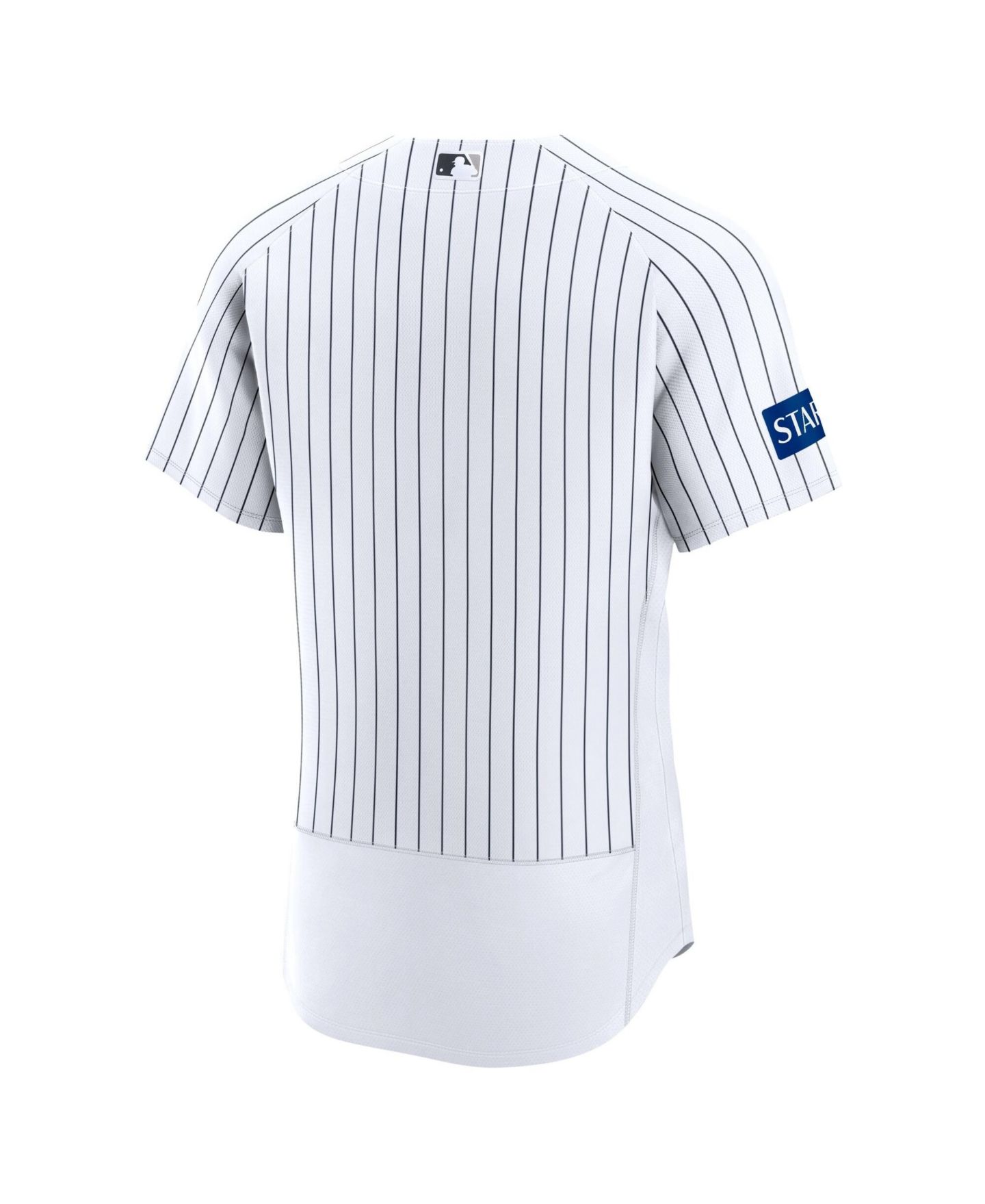 Мужской топ Nike White New York Yankees Home Sponsor Patch Authentic Jersey — фото 3