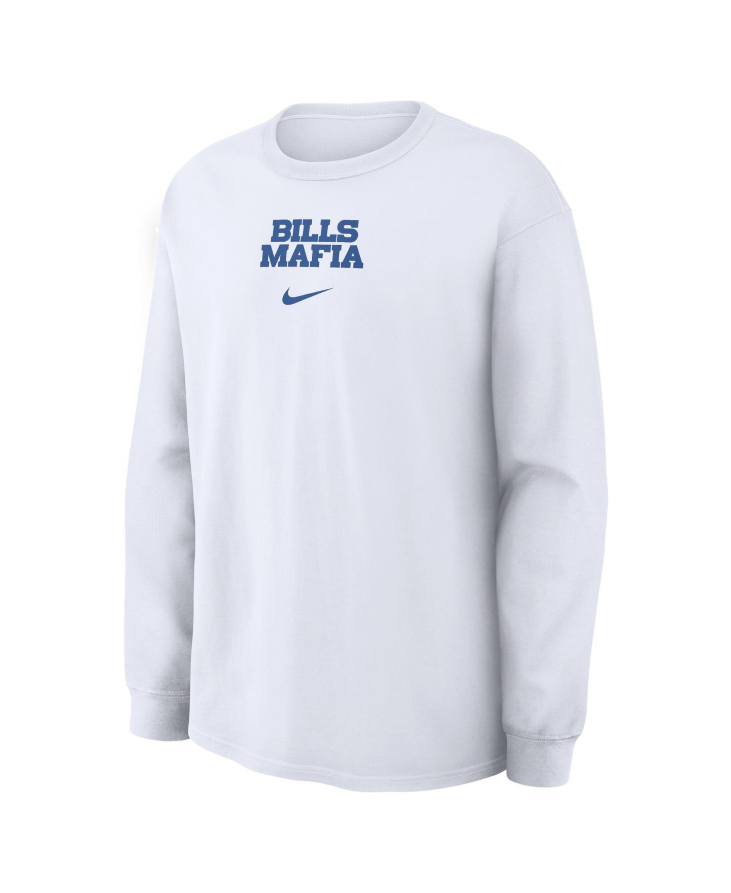 Мужская футболка Nike White Buffalo Bills Rivalries Collection Max90 Long Sleeve — фото 4