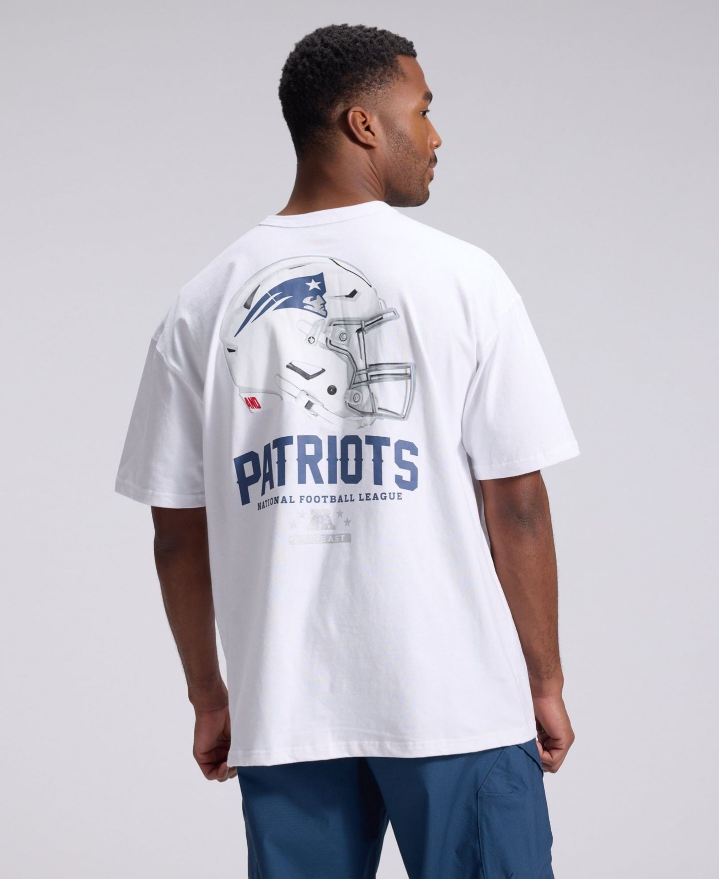 Мужская футболка Nike White New England Patriots Rivalries Collection Max90 — фото 2
