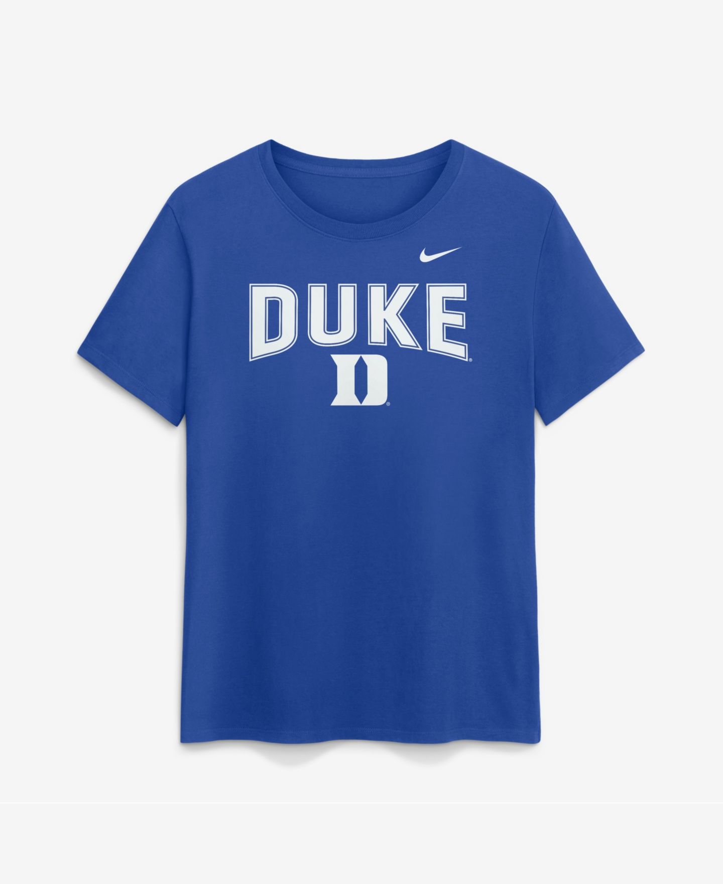 Женская футболка Nike Royal Duke Blue Devils Arch Logo — фото 1