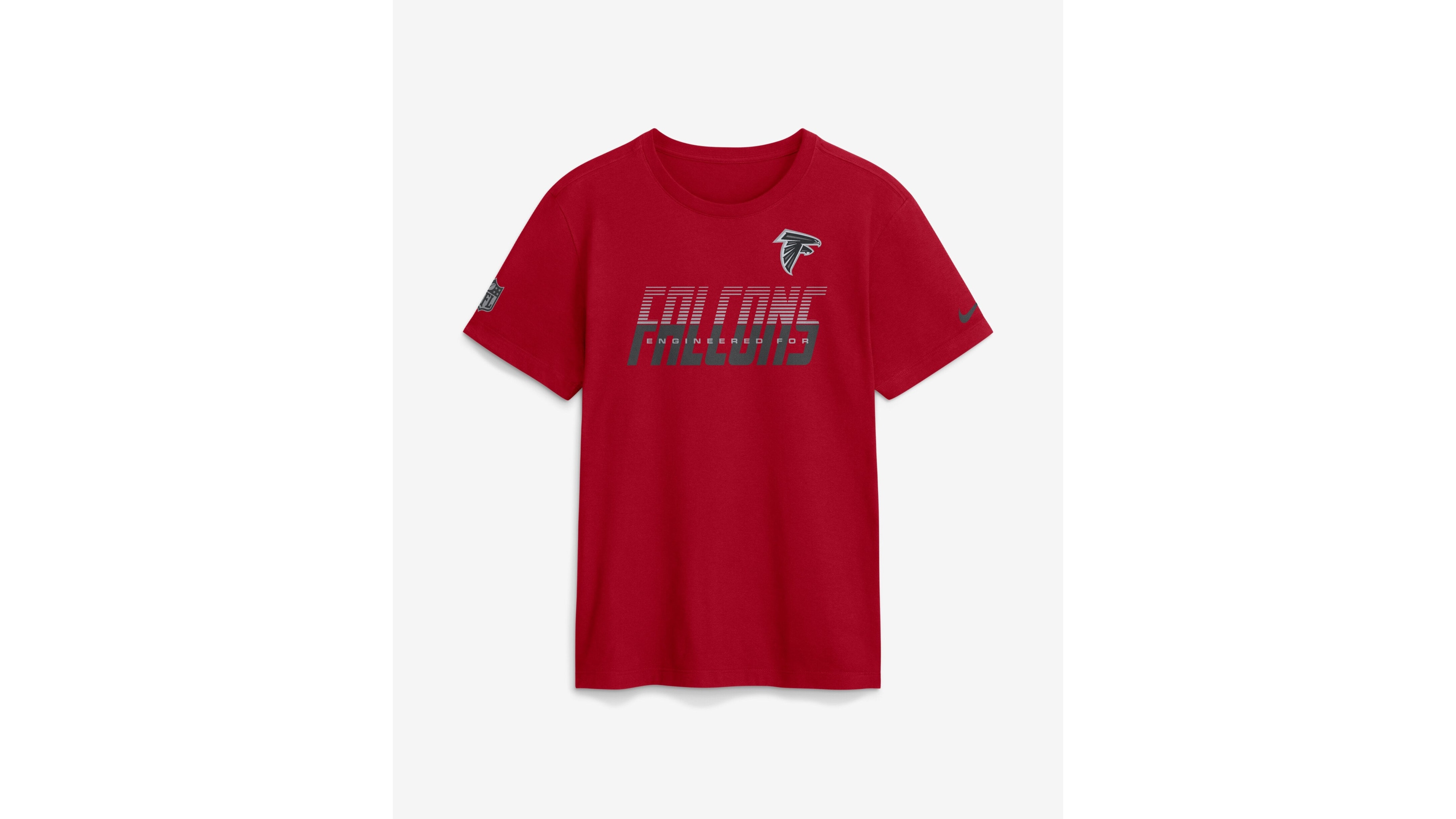 Nike Men's Red Atlanta Falcons Sideline Dri-fit T-Shirt