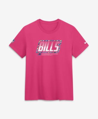 Women's  Pink Buffalo Bills 2026 NFL Crucial Catch Tri-Blend Dri-FIT T-Shirt