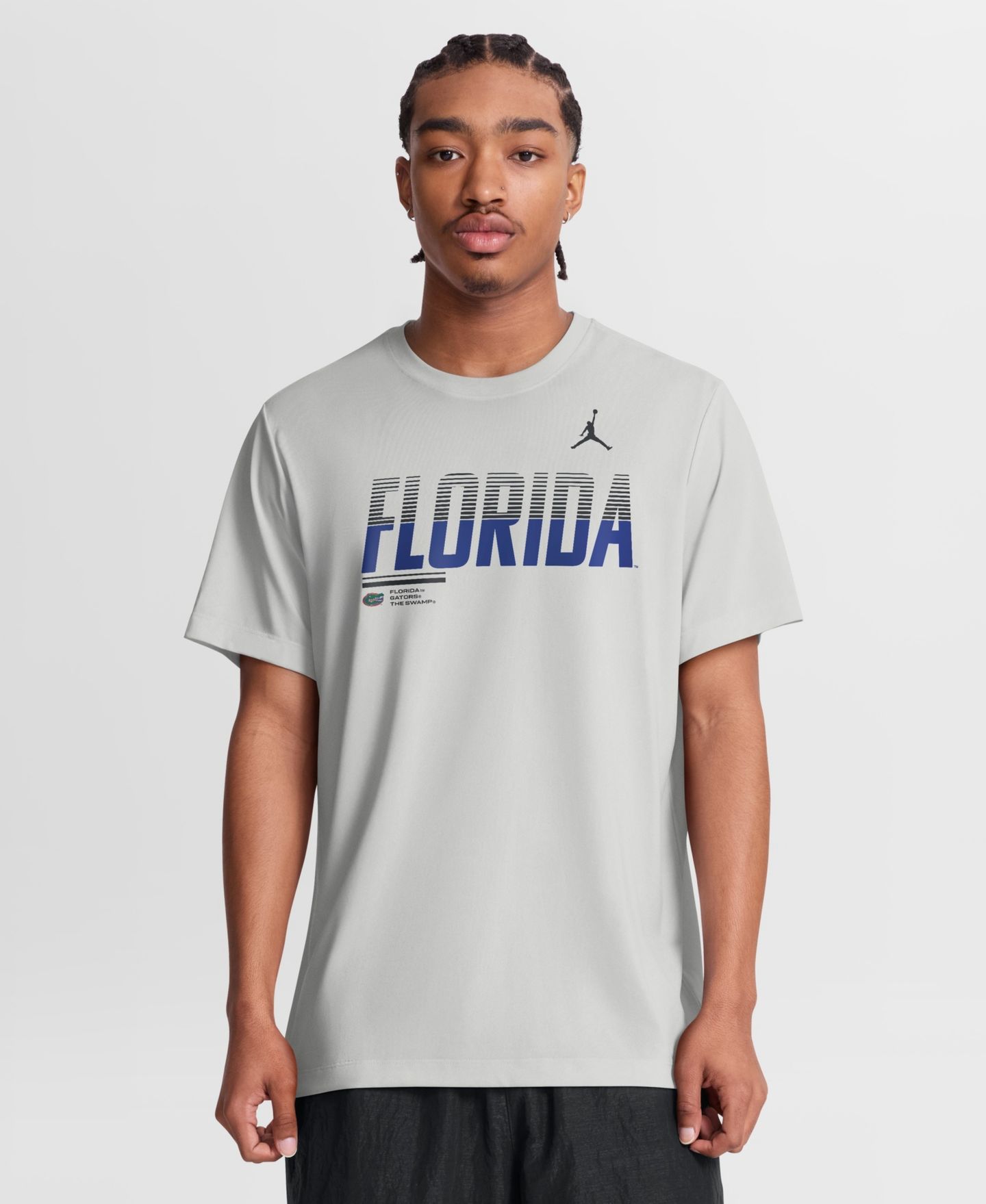 Мужская футболка Jordan Gray Florida Gators Sideline Legend Dri-FIT — фото 1