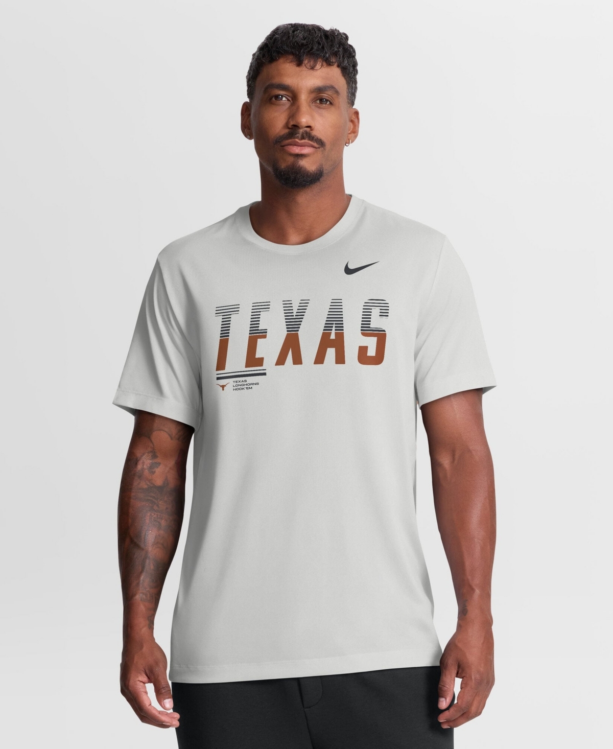 Nike Men's Gray Texas Longhorns Sideline Legend Dri-fit T-Shirt