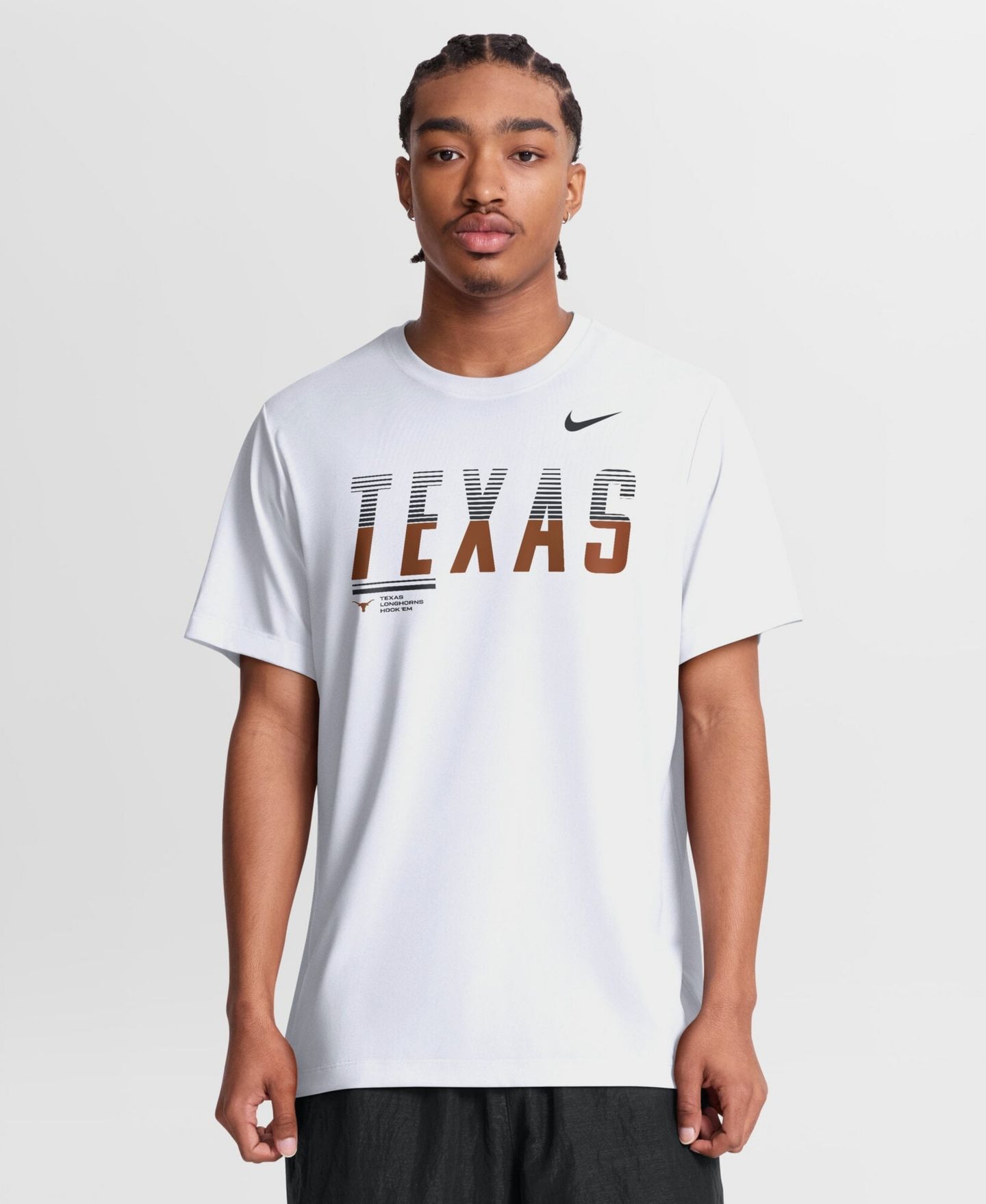 Мужская футболка Nike White Texas Longhorns Sideline Legend Dri-FIT — фото 1