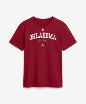 Men's Crimson Oklahoma Sooners Academic Arch T-Shirt