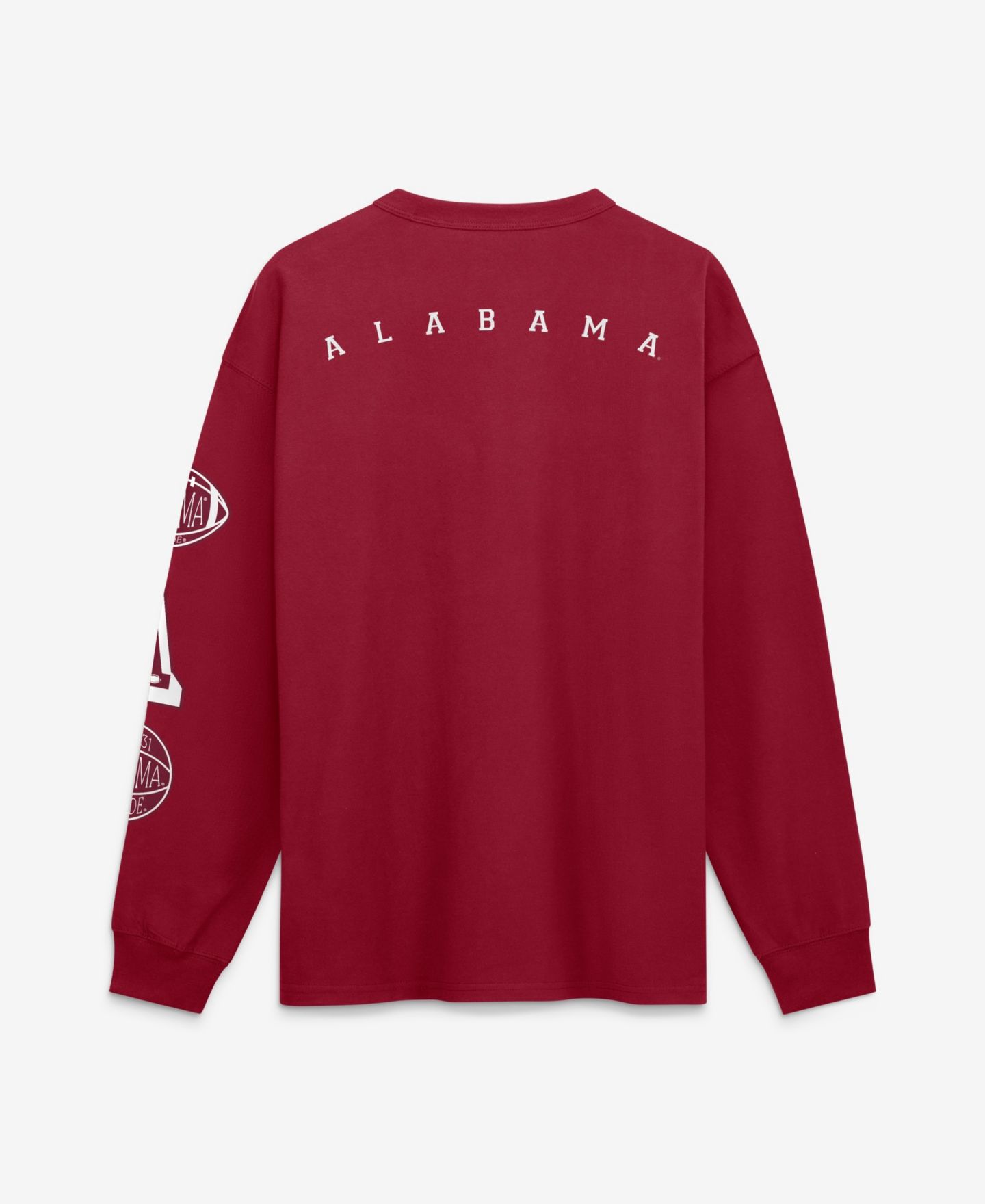 Мужская футболка Nike Crimson Alabama Crimson Tide Academic Long Sleeve Pocket — фото 3