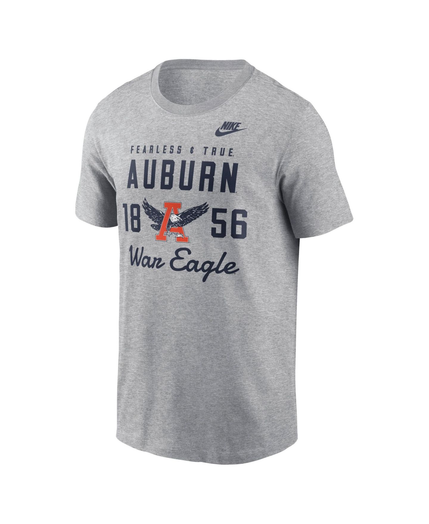 Мужская футболка Nike Gray Auburn Tigers Legacy Stacked Established — фото 4